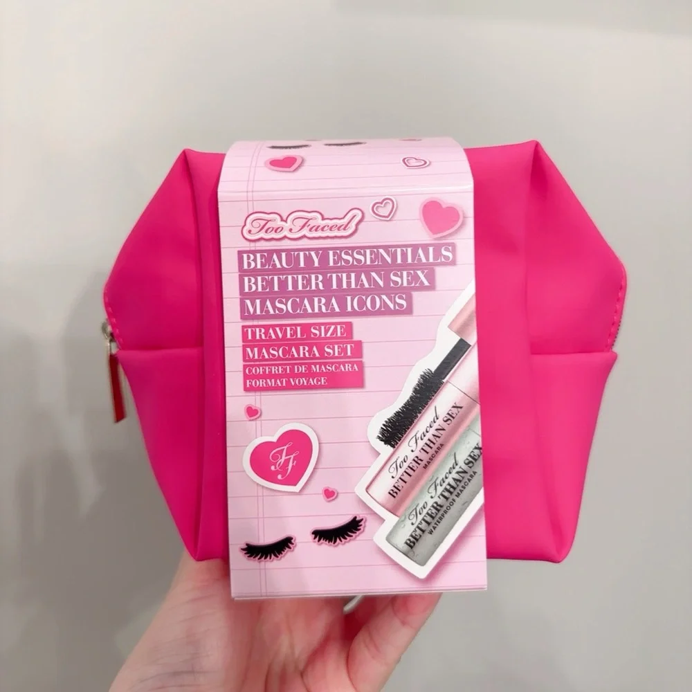 NEW Too Faced beauty essentials better than sex mascara icons set
